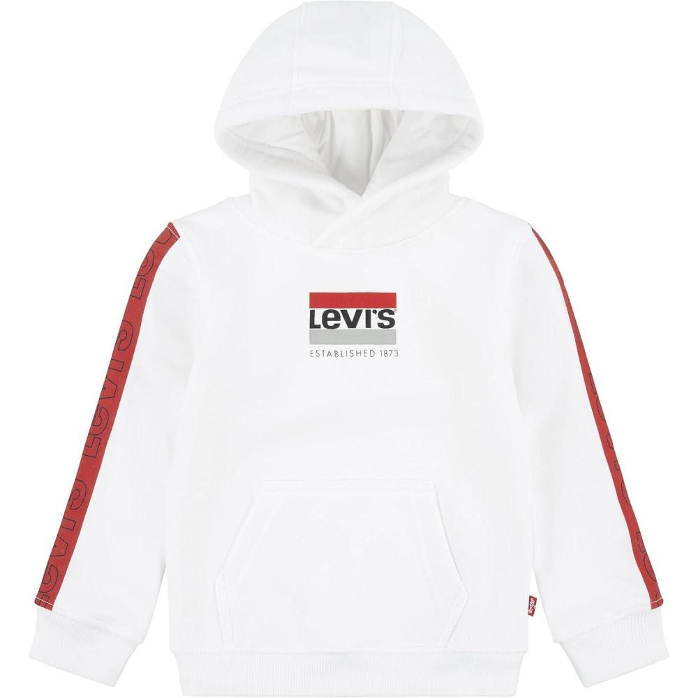 imageHurley Boys Soft Knit Graphic Pullover HoodieWhiteRed