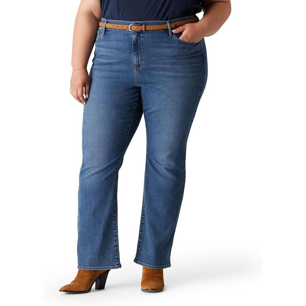 imageLevi Strauss Signature Gold Womens MidRise Bootcut Jeans Stretch Denim Also Available in PlusFaded Memory
