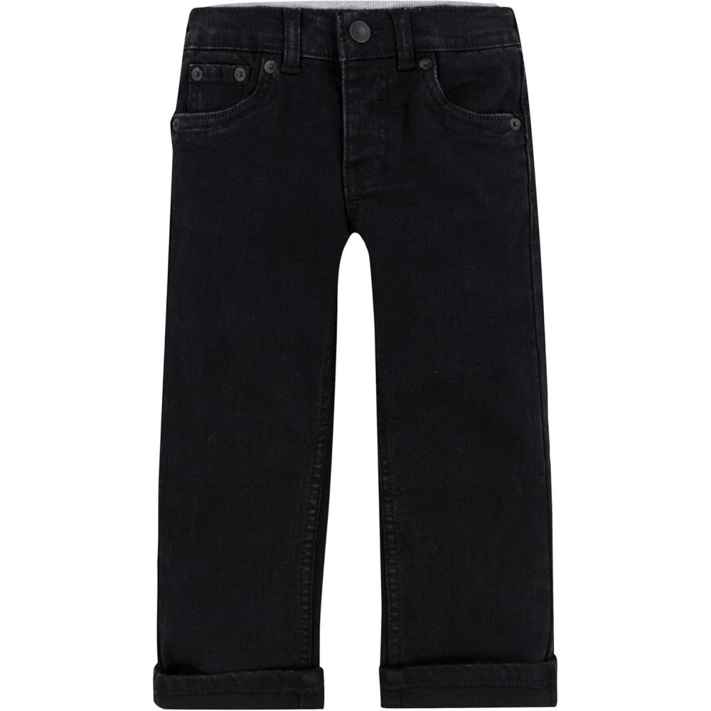 imageLevis Baby Boys amp Toddler Straight Fit JeansBlack StretchStraight