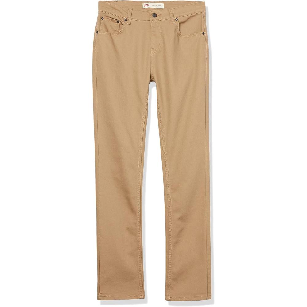 imageLevis Boys Skinny Fit JeansCloseoutBritish Khaki
