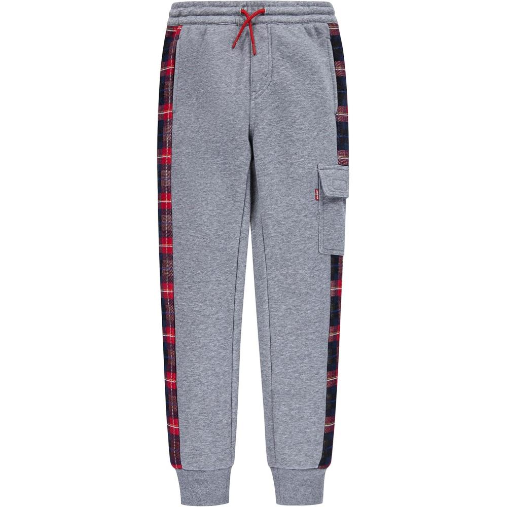 imageLevis Boys Soft Knit Jogger PantsDark Grey Heather