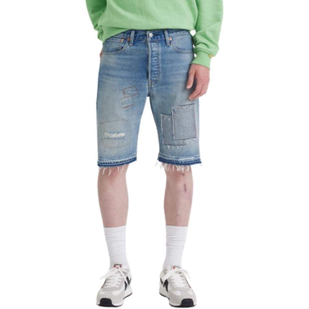 imageLevis Mens 501 CutOff ShortsNew Glacier Stitch Dx
