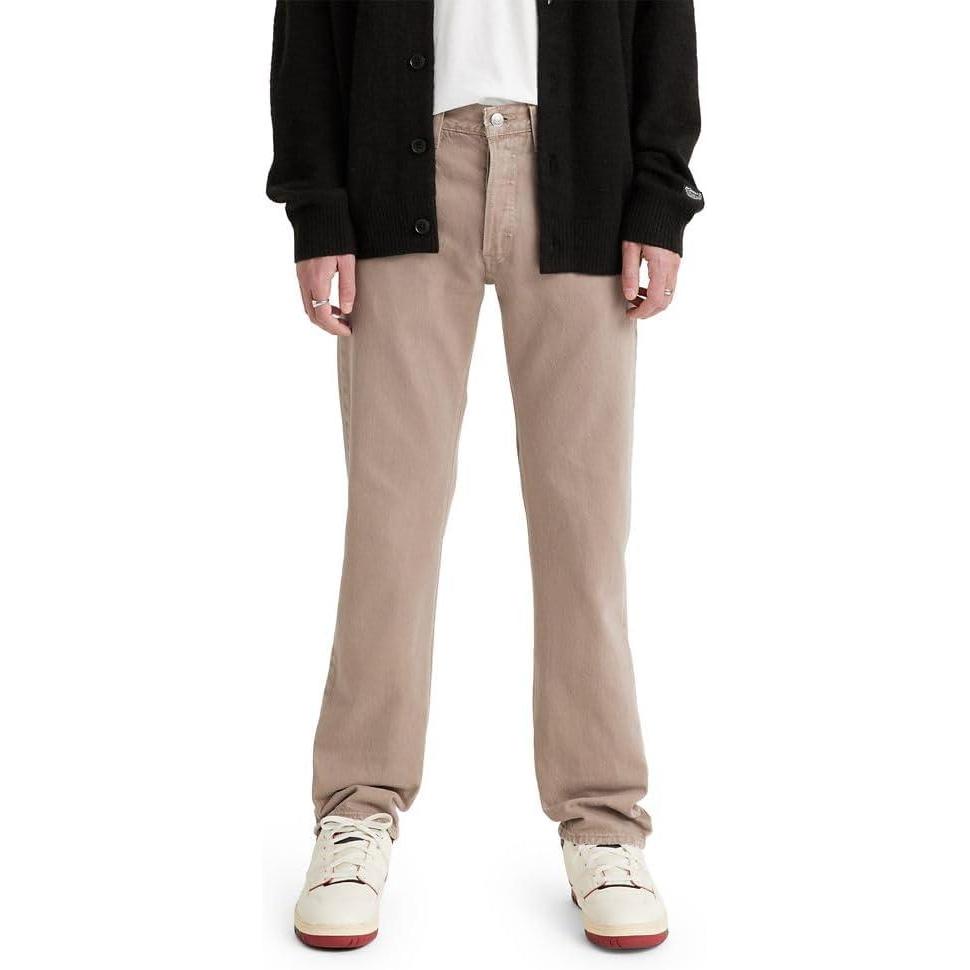 imageLevis Mens 501 Original Fit Jeans Also Available in Big amp TallAll Beige