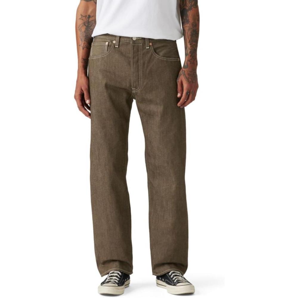 imageLevis Mens 501 Original Fit Jeans Also Available in Big amp TallDark Brown Rigid