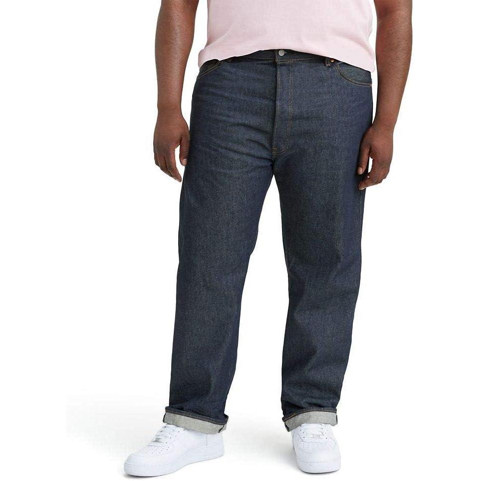 imageLevis Mens 501 Original Fit Jeans Also Available in Big amp TallRigid Stf