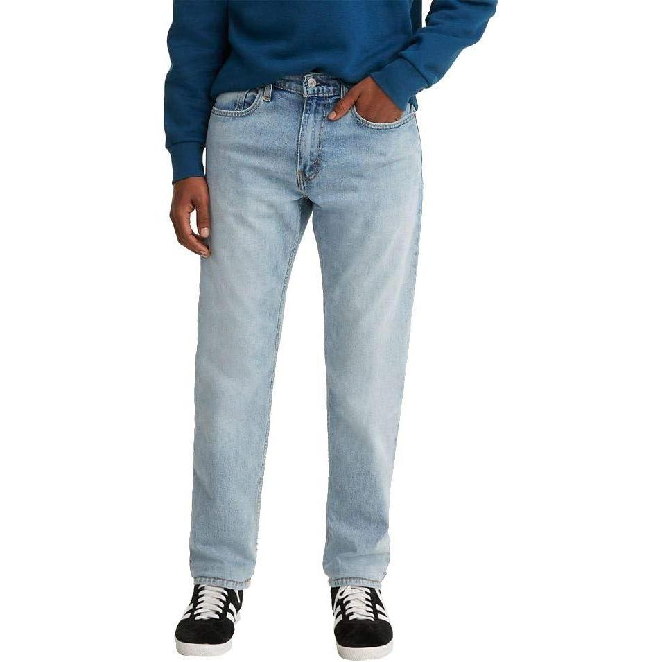 imageLevis Mens 502 Taper Fit Jeans Also Available in Big amp TallGood Decisions Light Indigo