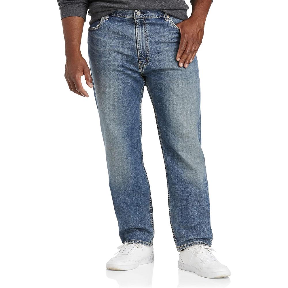 imageLevis Mens 502 Taper Fit Jeans Also Available in Big amp TallNew Walter Stretch