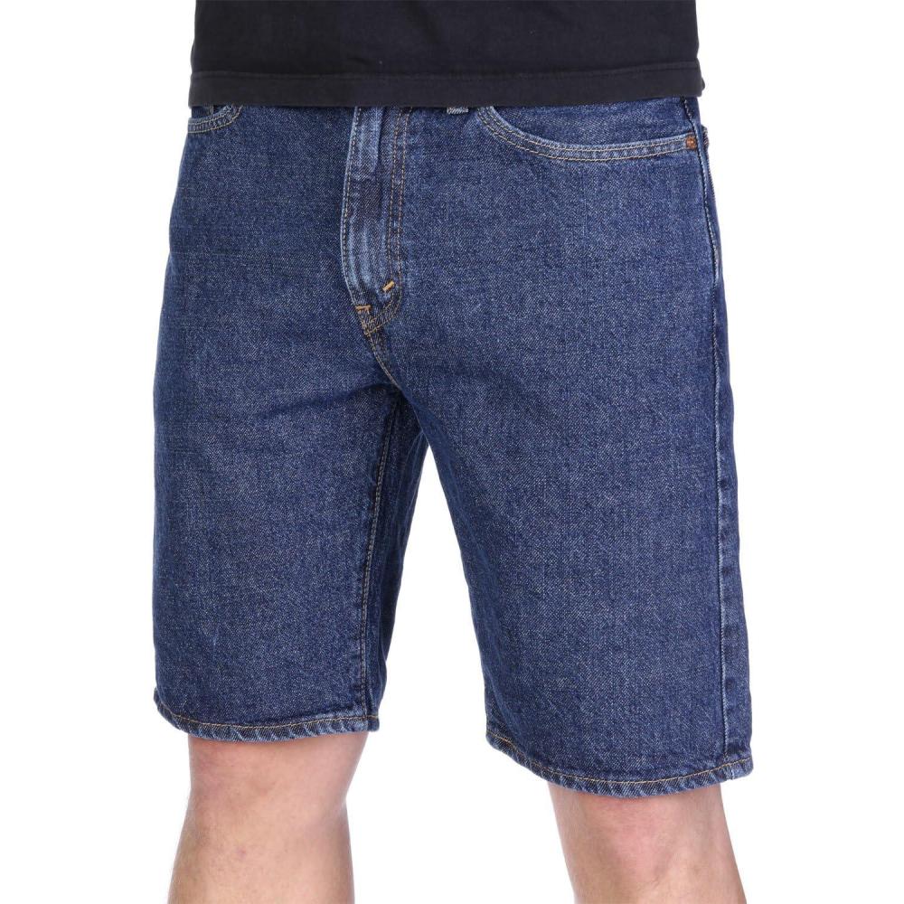 imageLevis Mens 505 Regular Fit ShortsNew Dark Stonewash Amazon Exclusive