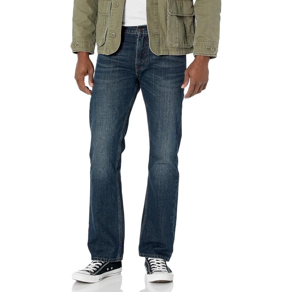 imageLevis Mens 527 Slim Bootcut JeansOverhaul