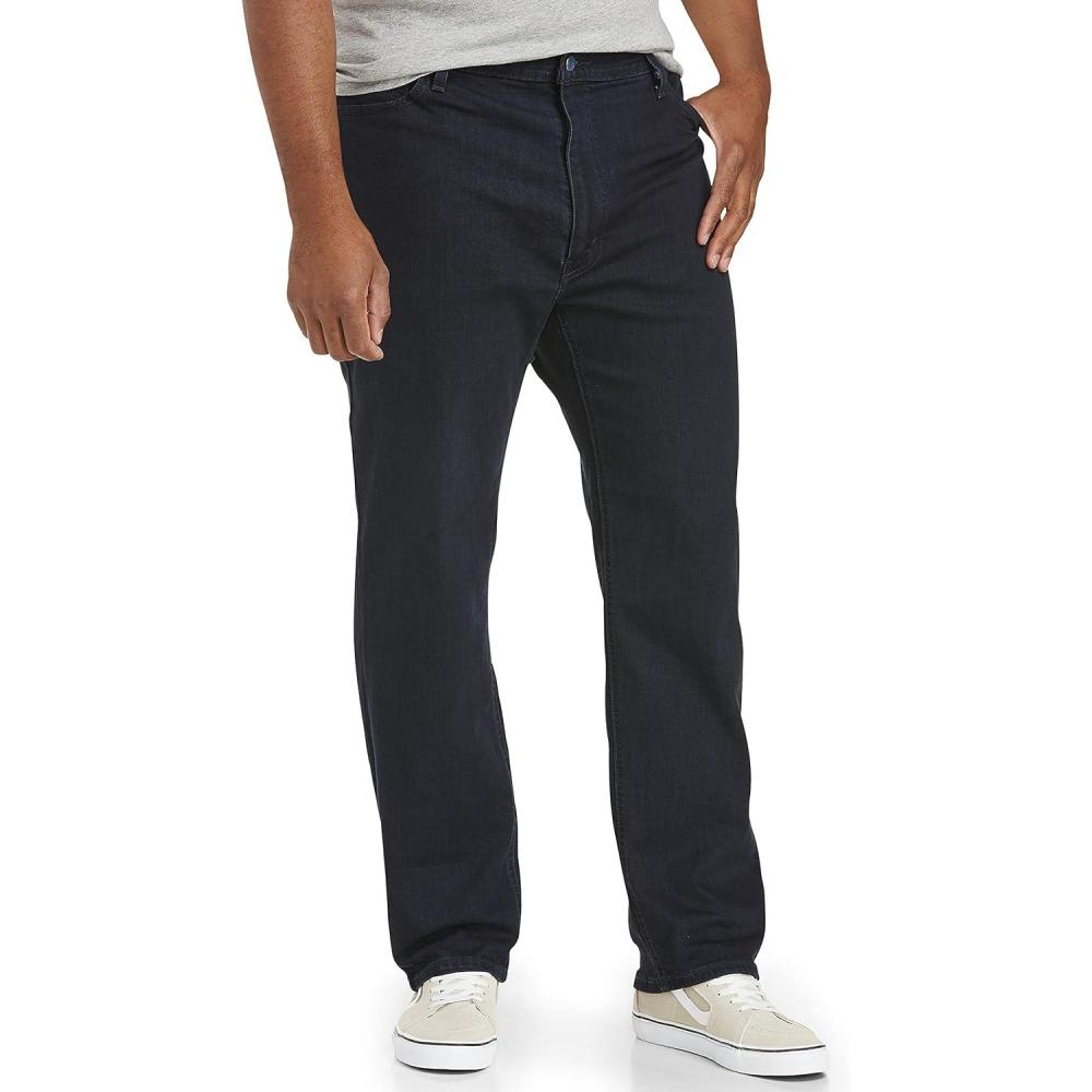 imageLevis Mens 541 Athletic Fit Jeans Also Available in Big amp TallCholla Black Overdye All Seasons Tech
