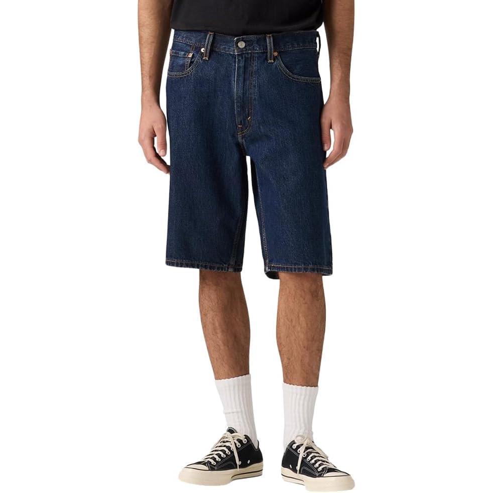 imageLevis Mens 569 Loose Straight Denim ShortsNew Active Run Nonstretch
