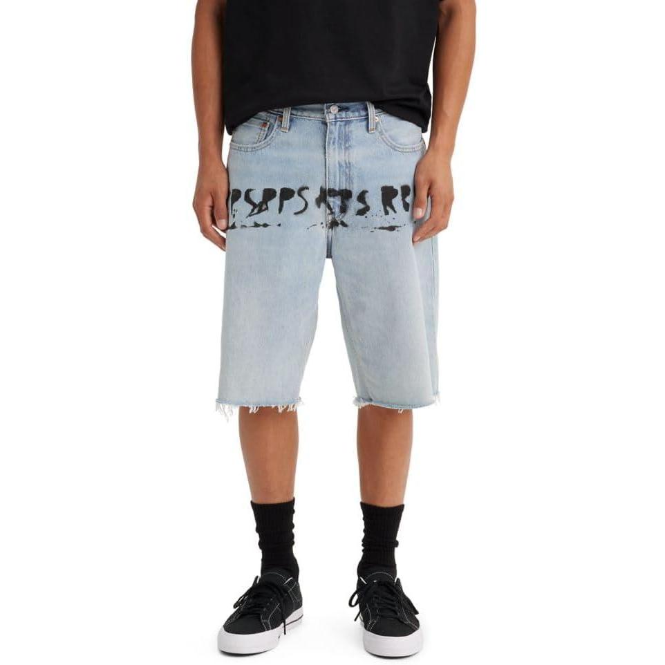 imageLevis Mens 569 Loose Straight Denim ShortsNew Y2k Callback