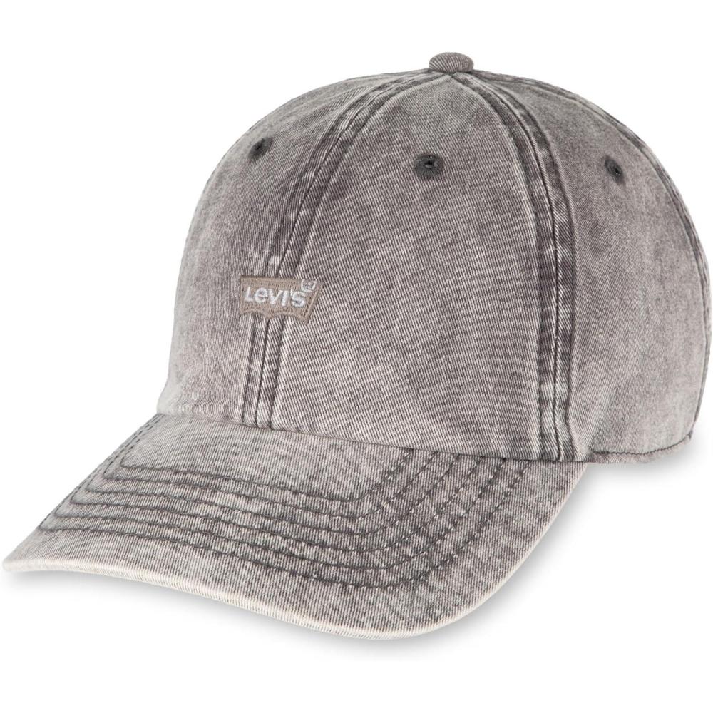 imageLevis Mens Classic Baseball Hat with LogoGrey Washed Denim