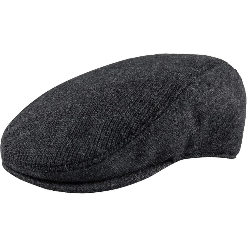 imageLevis Mens Classic Ivy Newsboy HatDark Charcoal
