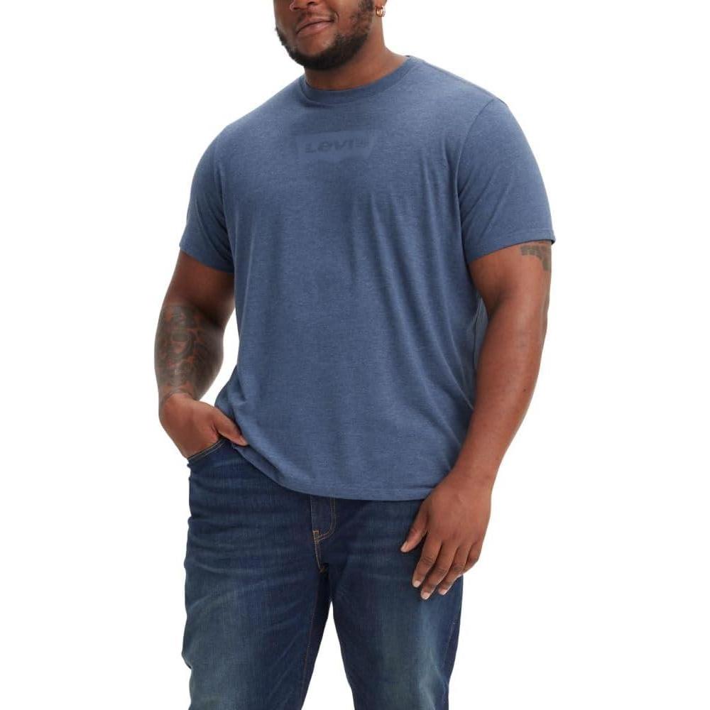 imageLevis Mens Graphic Tee Also Available in Big amp TallNew Triblend Naval Academy
