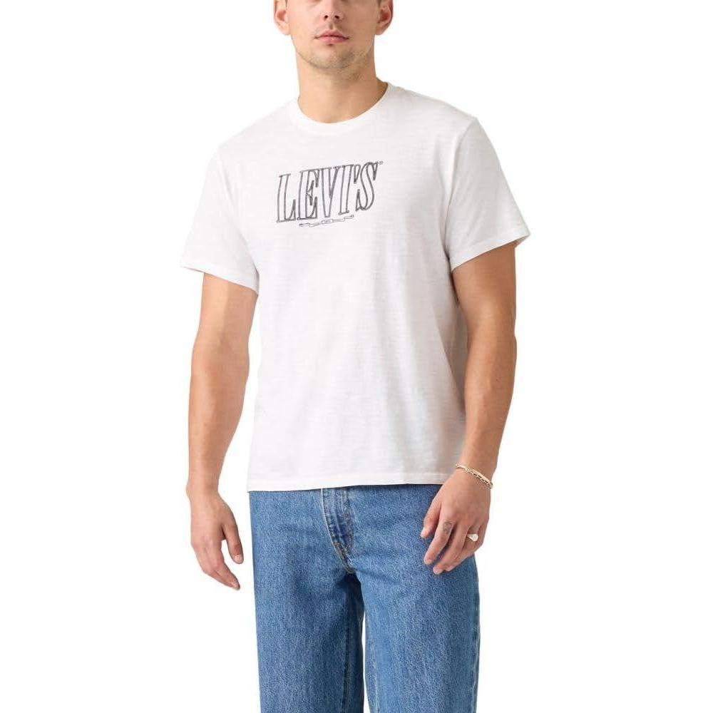 imageLevis Mens Graphic Tee Also Available in Big amp TallRope Serif Logo
