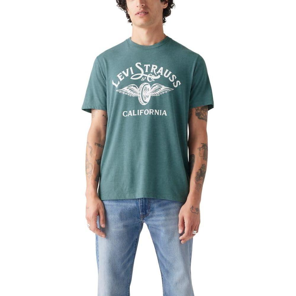 imageLevis Mens Graphic Tees Also Available in Big amp Tall TShirtAmericana Vintage Moto North Atlantic