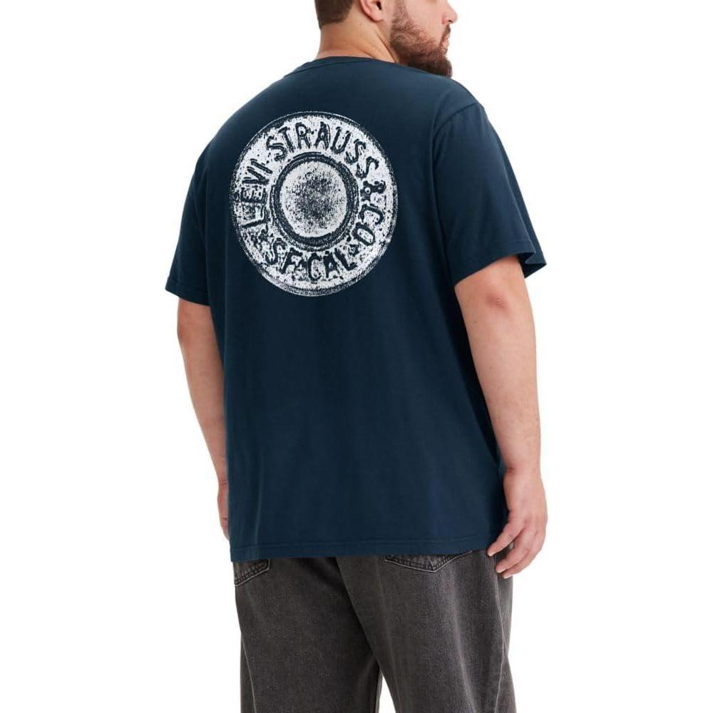 imageLevis Mens Graphic Tees Also Available in Big amp Tall TShirtNew Button Dress Blues