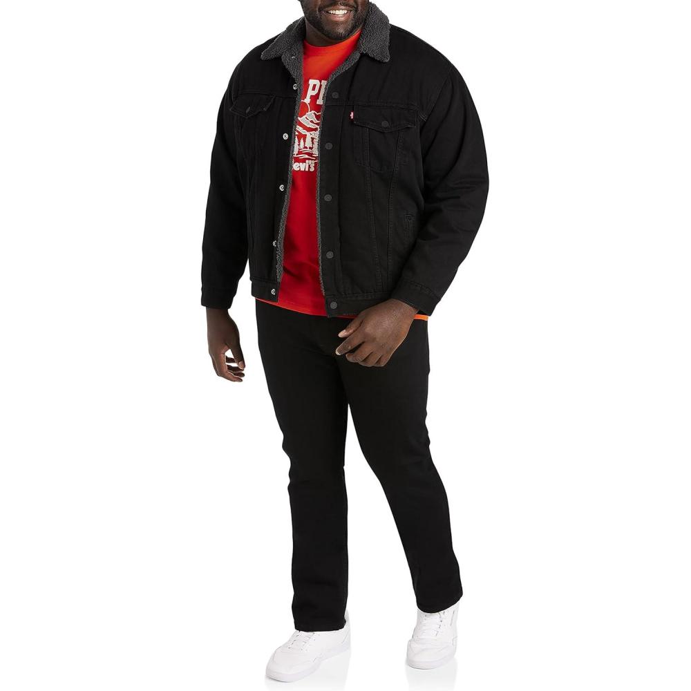 imageLevis Mens Sherpa Trucker JacketDuvall