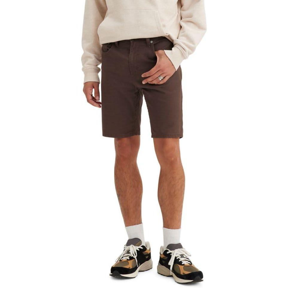 imageLevis Mens Slim Cut Off Jean ShortsNew Hot Fudge