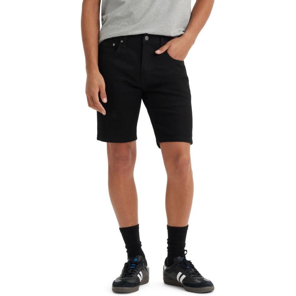 imageLevis Mens Slim Cut Off Jean ShortsSteel Black Short