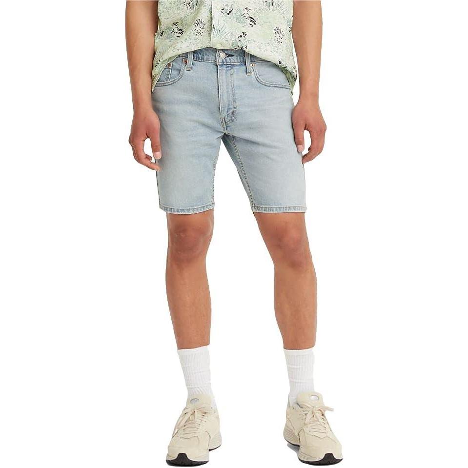 imageLevis Mens Slim Cut Off Jean ShortsWolf Days Like This  Light Indigo