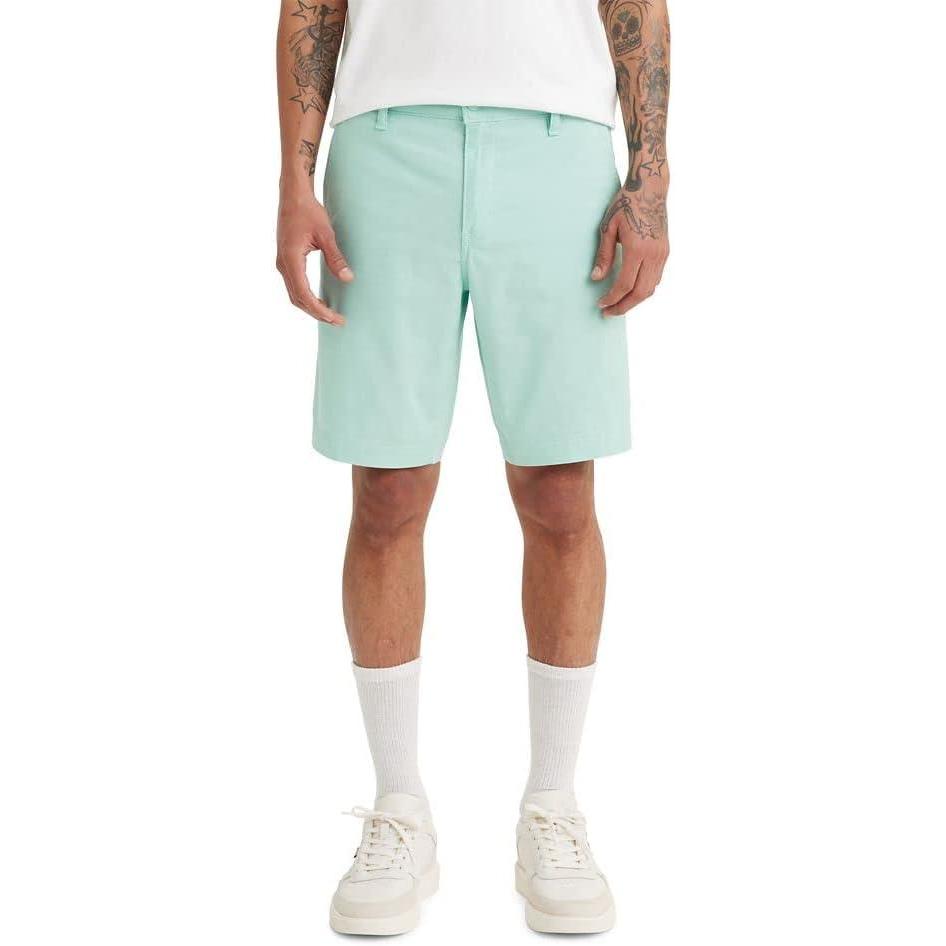 imageLevis Mens Standard Taper Chino ShortNew Pastel Turquoise