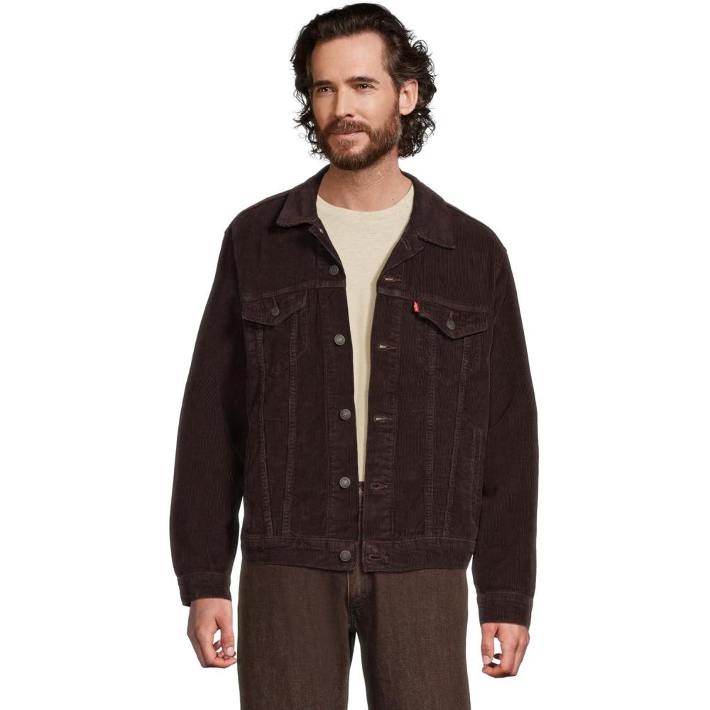 imageLevis Mens TruckerBlack Coffee Non Stretch