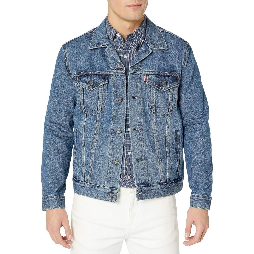 imageLevis Mens TruckerMedium Stonewash