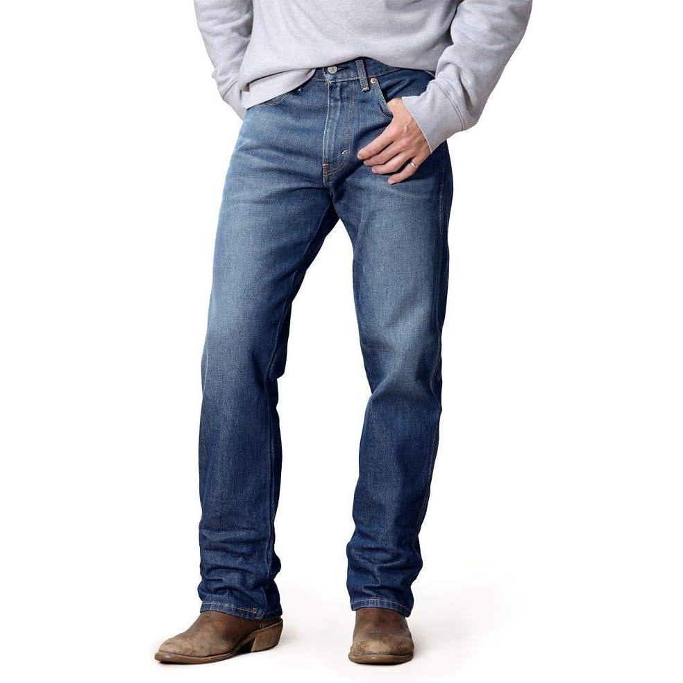 imageLevis Mens Western Fit Cowboy Jeans Also Available in Big amp TallStone Lonesome Stretch