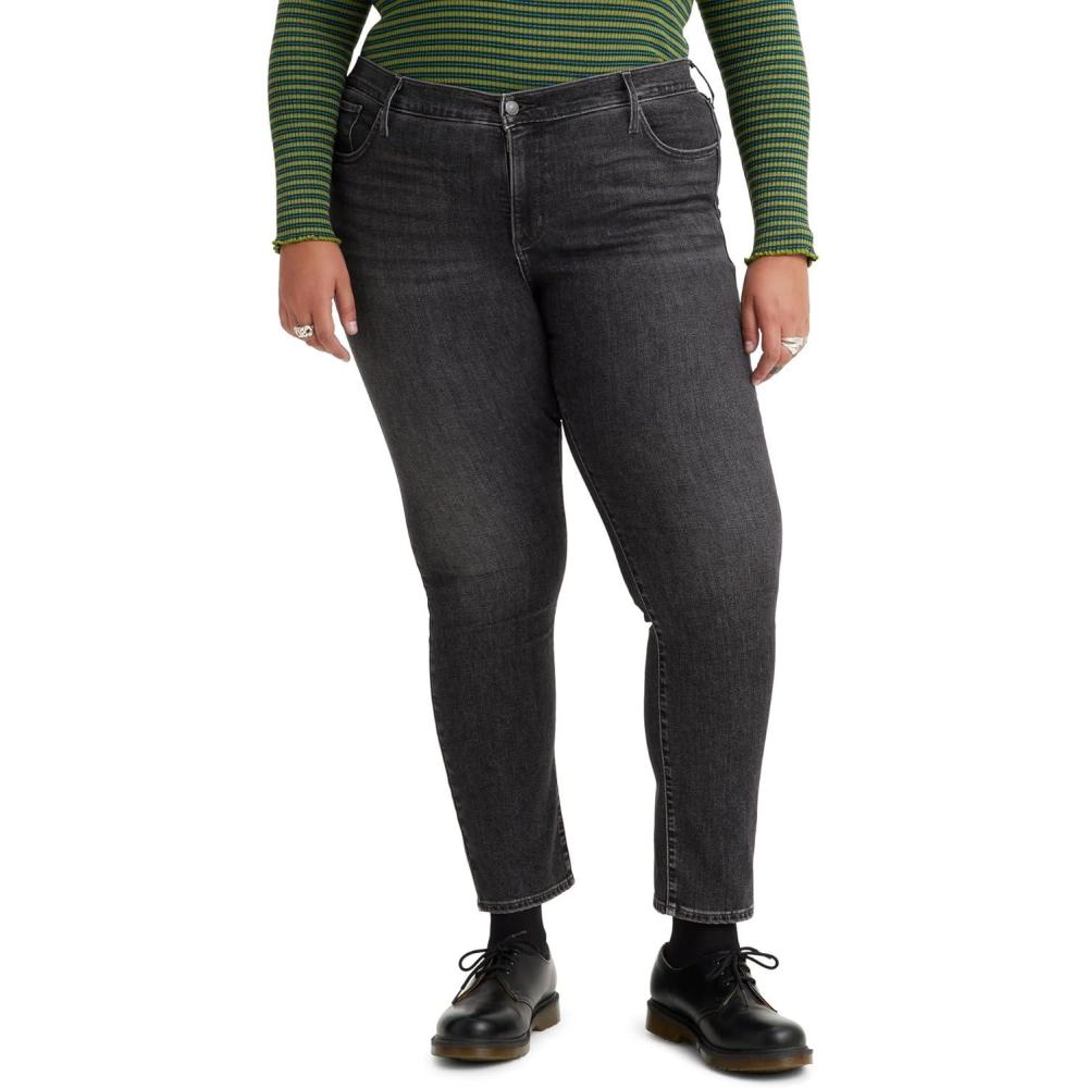 imageLevis Womens 311 Shaping Skinny Jeans Standard and PlusBlack Worn in