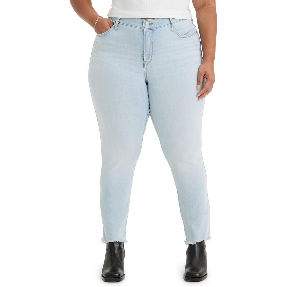 imageLevis Womens 311 Shaping Skinny Jeans Standard and PlusSlate Scan Light Indigo