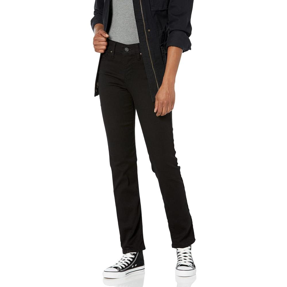 imageLevis Womens 312 Shaping Slim JeansSoft Black
