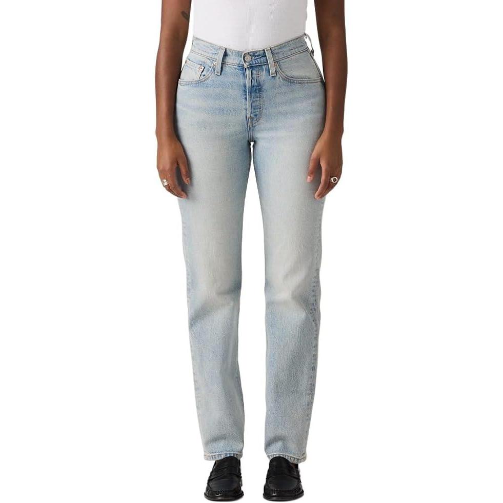 imageLevis Womens 501 Curve JeansNew Heart Music Shrinktofit Stretch