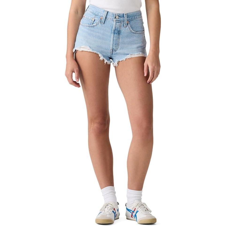 imageLevis Womens 501 Micro ShortNew Ojai Luxor Heat Shrinktofit