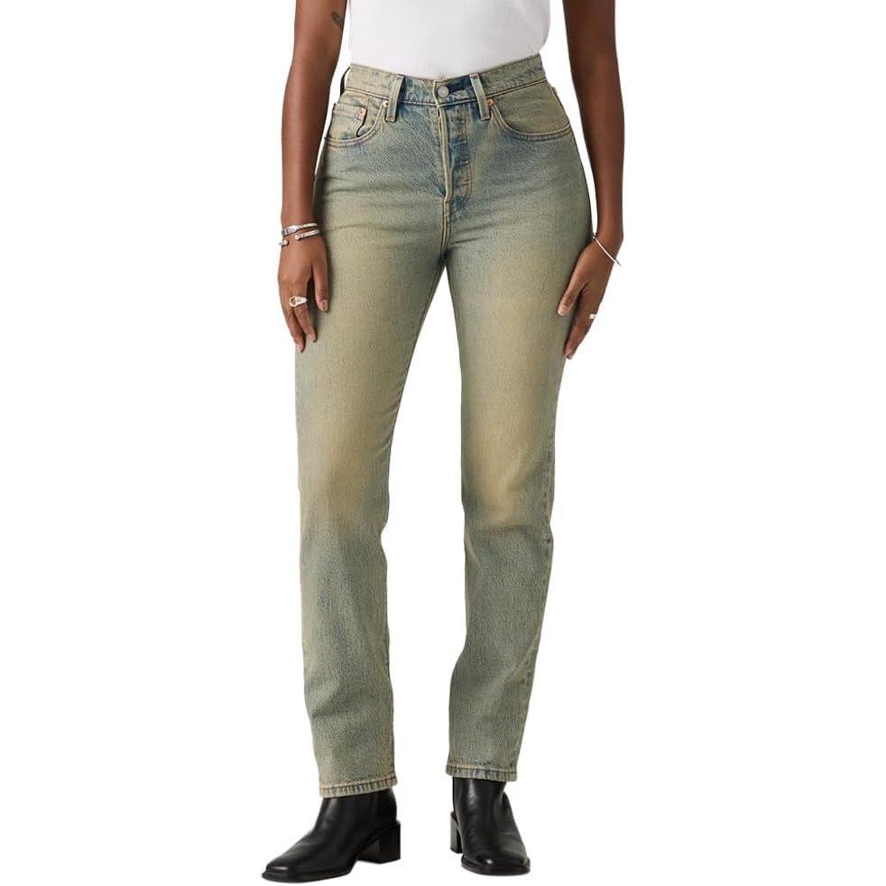 imageLevis Womens 501 Original Fit Jeans Also Available in PlusNew Miners Business Shrinktofit Stretch