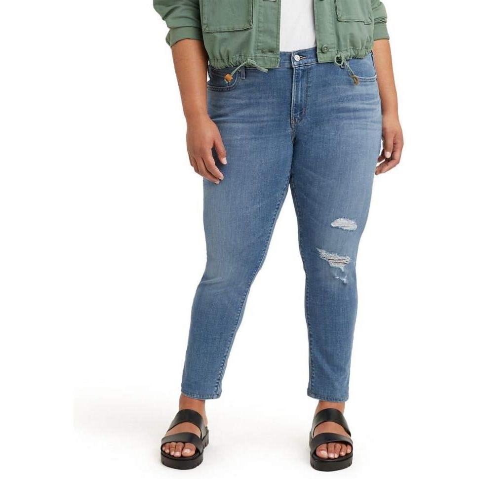 imageLevis Womens 711 Skinny Jeans Also Available in PlusLapis Joy Medium Indigo
