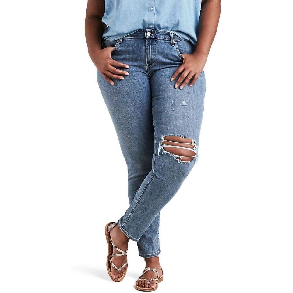 imageLevis Womens 711 Skinny Jeans Also Available in PlusOutta Time Medium Indigo