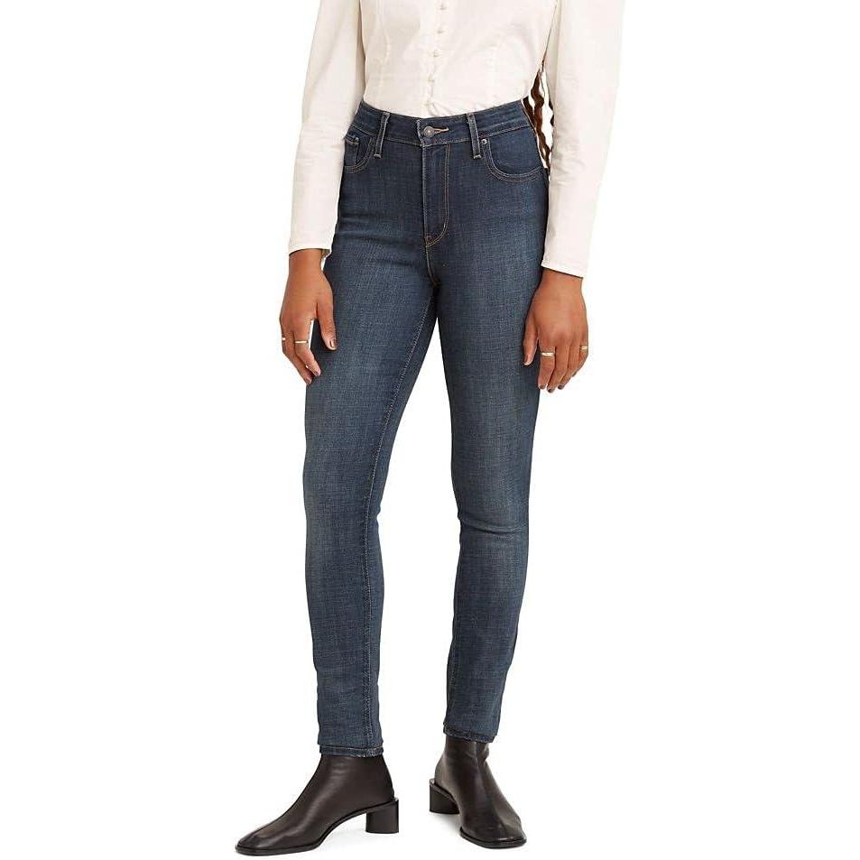 imageLevis Womens 721 High Rise Skinny JeansNew Blue Story Seasonal