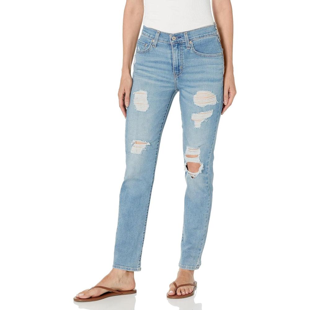 imageLevis Womens 724 High Rise Straight JeansHouse Lights
