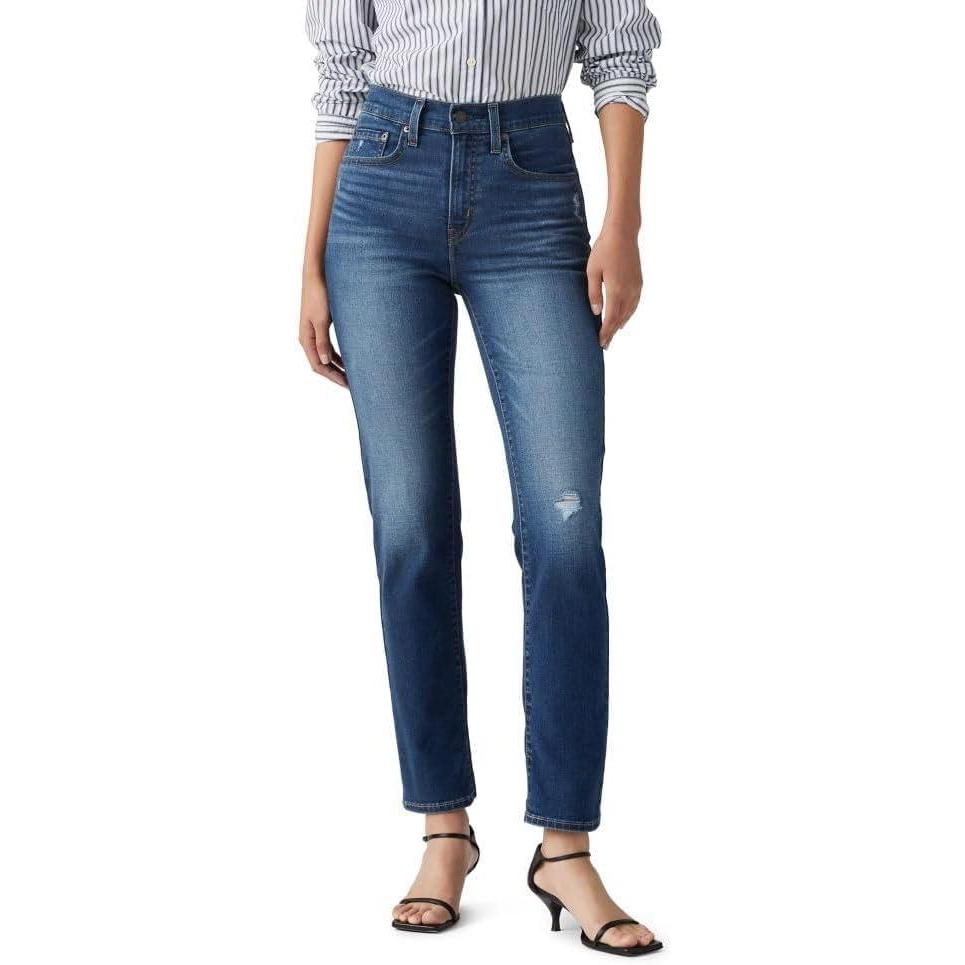 imageLevis Womens 724 High Rise Straight JeansNew Know When