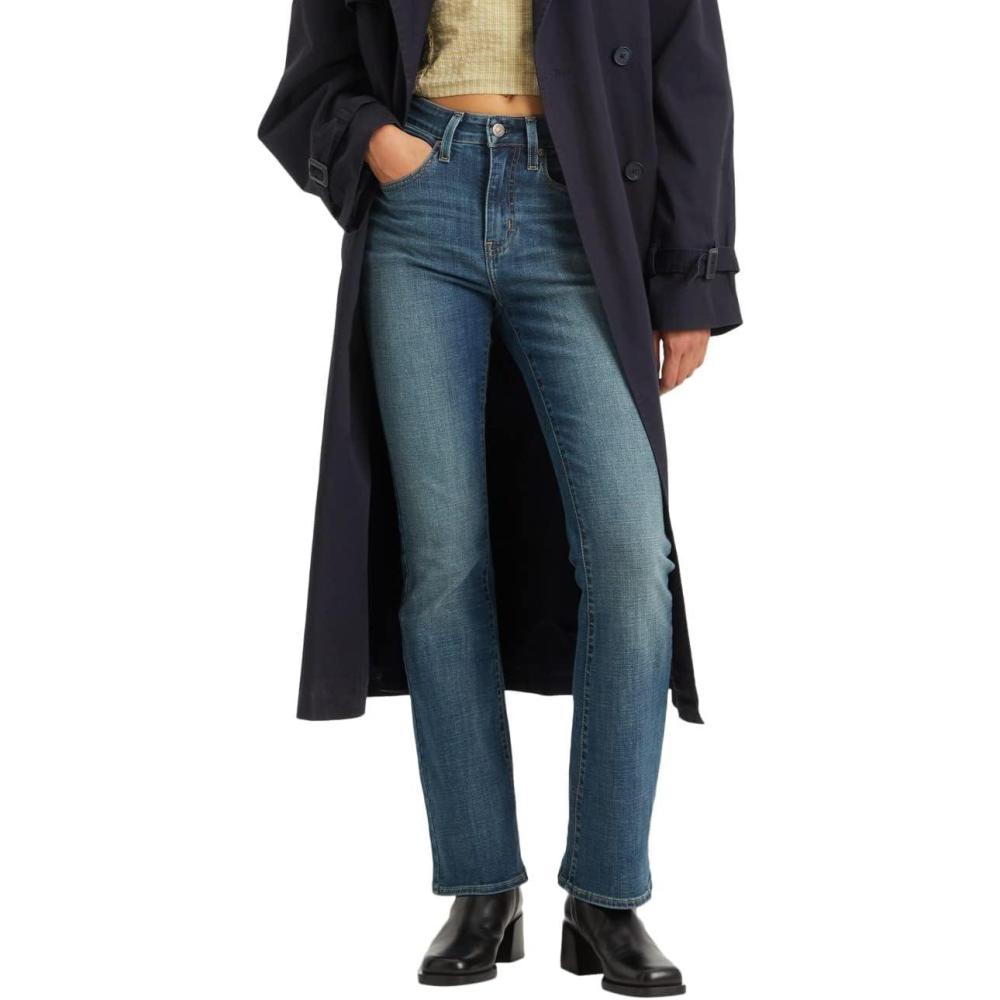 imageLevis Womens 725 High Rise Bootcut Jeans Also Available in PlusDark Indigo Worn in