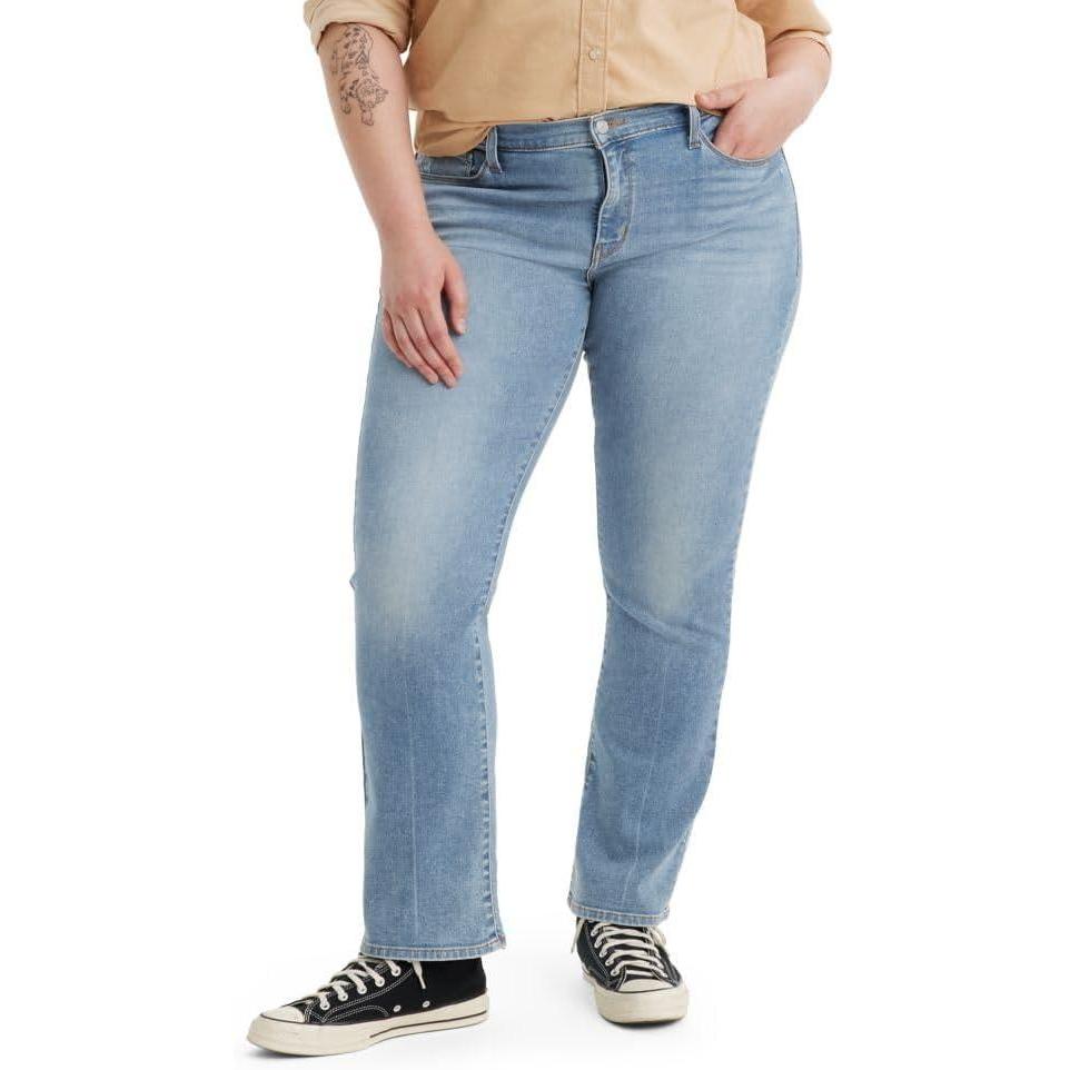 imageLevis Womens Classic Bootcut JeansNew Rare Form No Knee Destructed