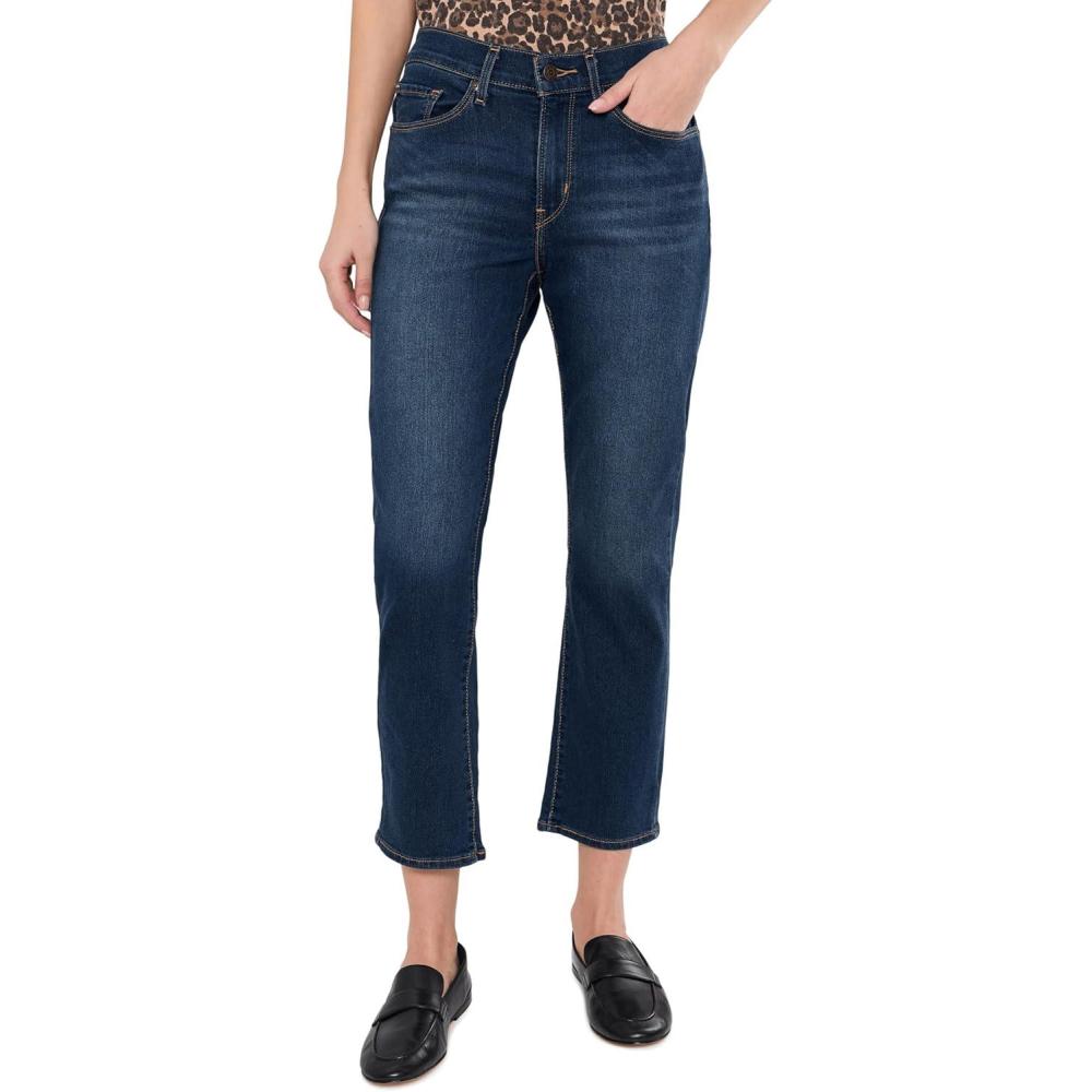 imageLevis Womens Classic Straight Ankle JeansNew Second Guess Stretch
