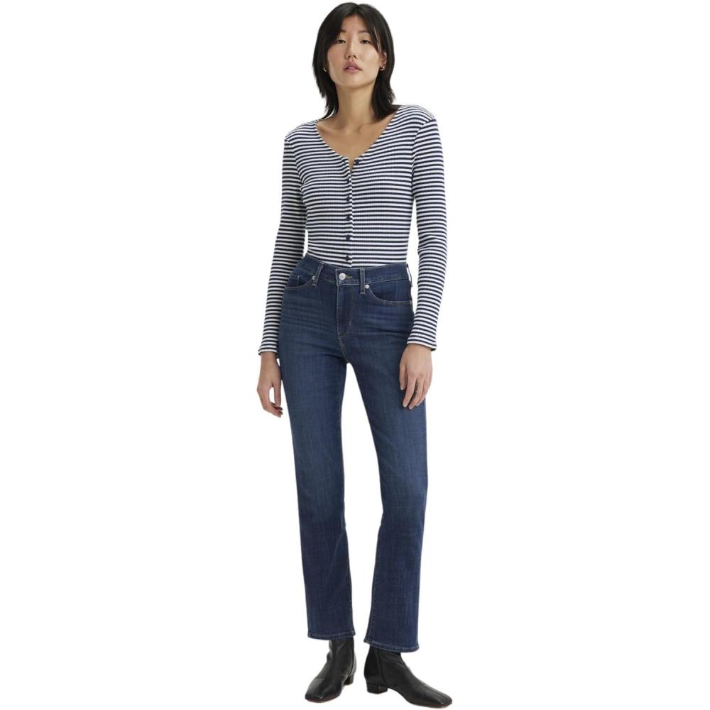 imageLevis Womens Classic Straight Jeans Also Available in PlusNew Lapis Dark Horse