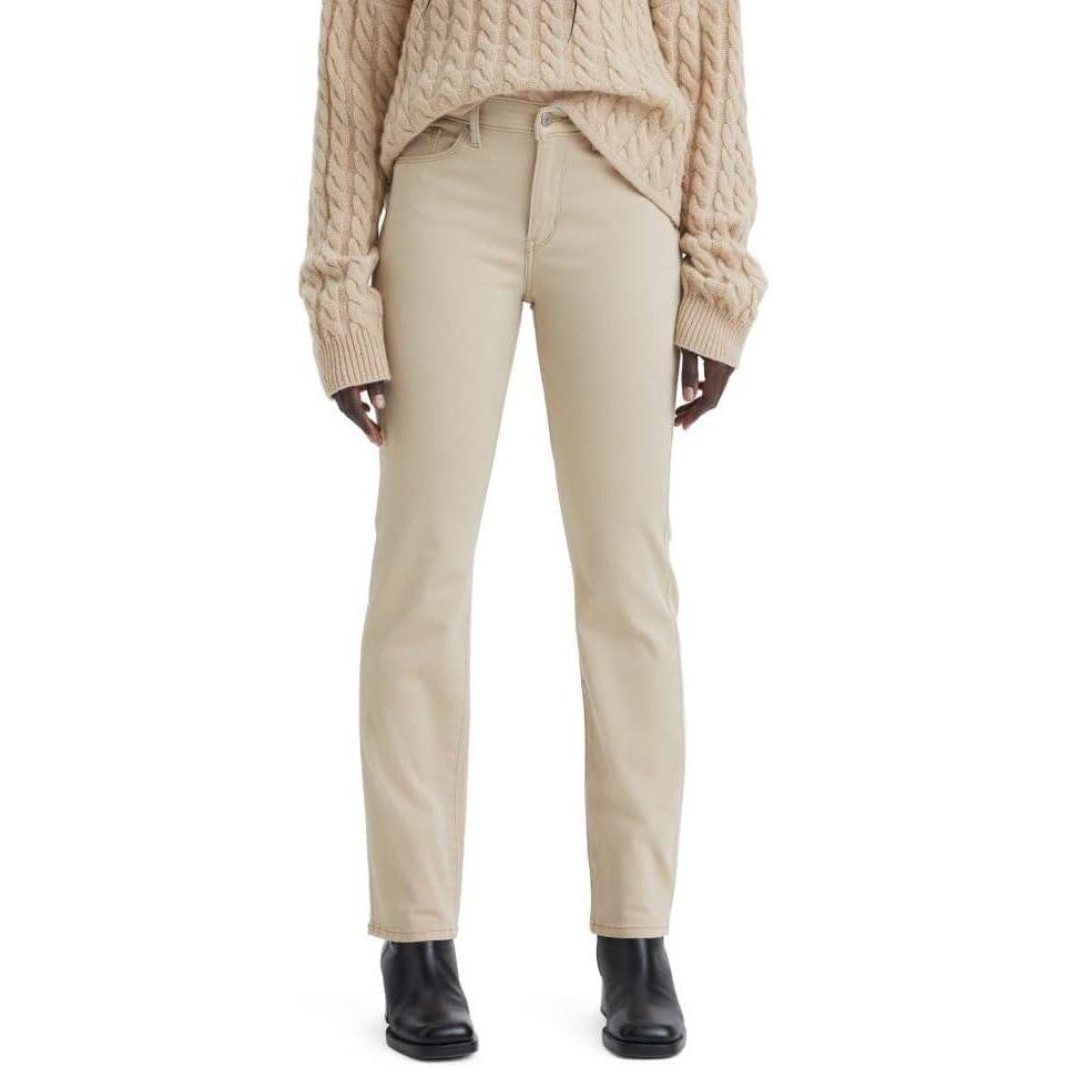 imageLevis Womens Classic Straight Jeans Also Available in PlusNew Safari