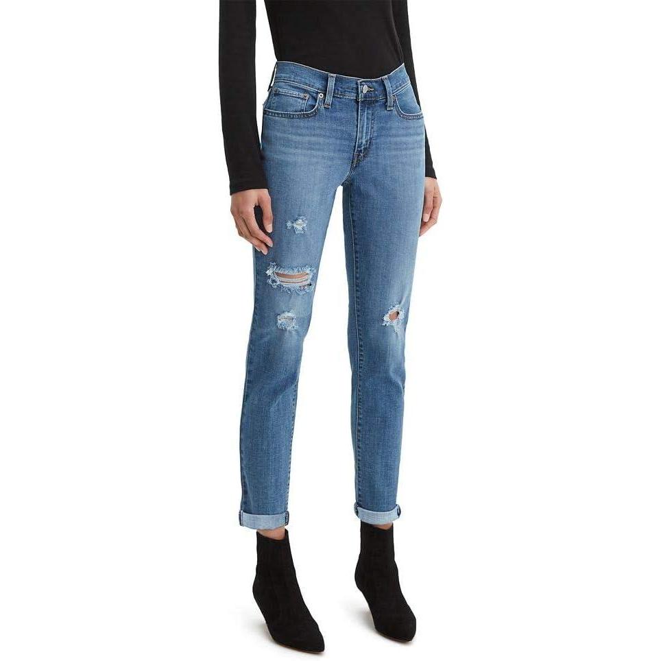 imageLevis Womens New Boyfriend JeansHawaii Blue