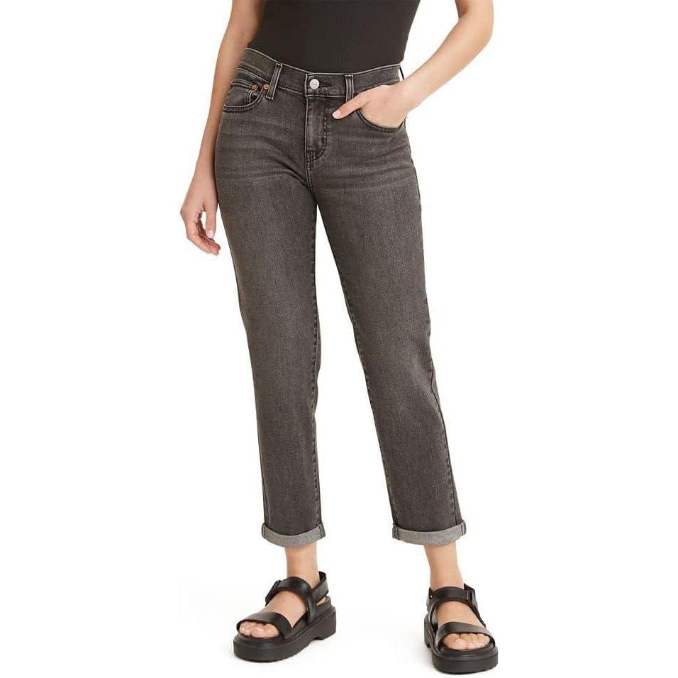 imageLevis Womens New Boyfriend JeansNight is Young Black
