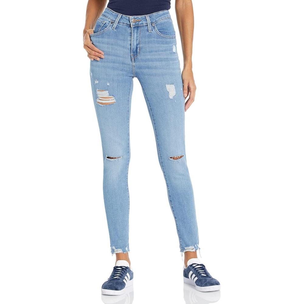 imageLevis Womens Plus Size 721 High Rise Skinny JeansMedium Indigo Worn in