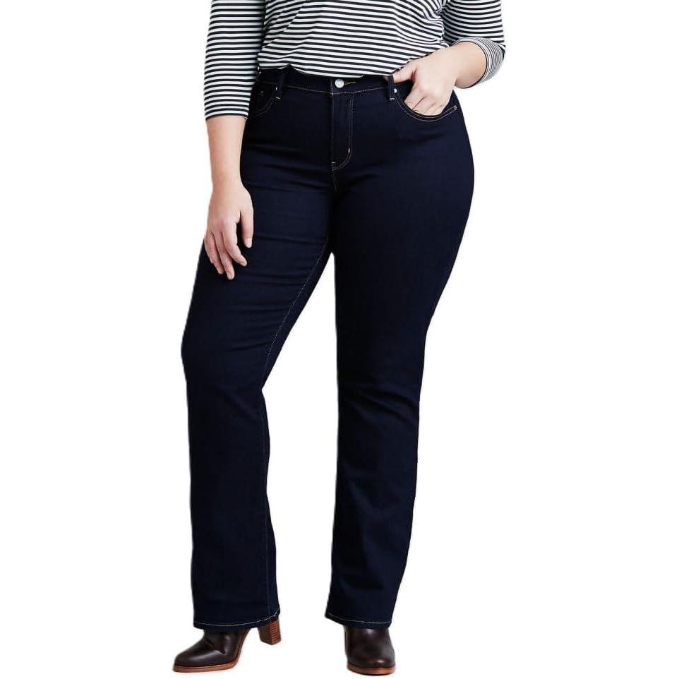 imageLevis Womens PlusSize 315 Shaping Bootcut JeanNew Darkest Sky